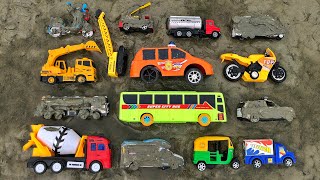 Cleaning attractive toy vehicles, City Bus, Tank Truck, Auto Rickshaw, Ambulance and many more
