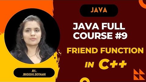 Java full course with c++ basics Day# 9 | FRIEND FUNCTION IN C++