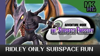 Ridley Only Subspace Emissary Run - Super Smash Bros. Brawl