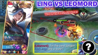 LEVIMLBB LING VS LEOMORD IN MCL!! | WHO IS THE STRONGEST JUNGLER?! (INTENSE MATCH) - MOBILE LEGENDS