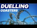 I built duelling coasters in planet coaster