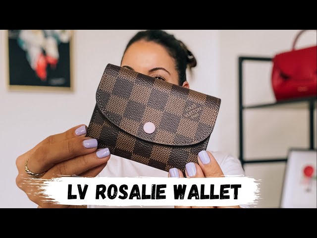 LOUIS VUITTON ROSALIE COIN PURSE; in-depth review and sharing what fits  inside