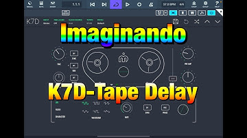K7D - Tape Delay by Imaginando - Walkthrough & Demo with Cubasis 3 - iPad Demo