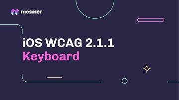 How to fix iOS WCAG 2.1.1 Keyboard Accessibility Violations | Mesmer Jetbrains Plugin
