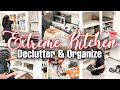 HUGE KITCHEN CLEAN DECLUTTER AND ORGANIZE WITH ME | EXTREME DECLUTTERING AND ORGANIZING MOTIVATION