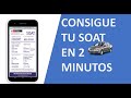 COMPRA TU SOAT ELECTRONICO EN 2 MINUTOS DESDE LA COMODIDAD DE TU CASA (SOAT PERU)