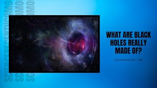 What Are Black Holes Really Made Of?