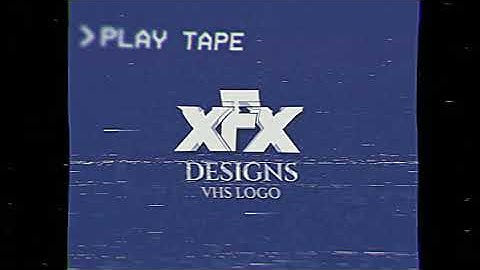 Damaged VHS Tape Logo Intro - After Effects Template