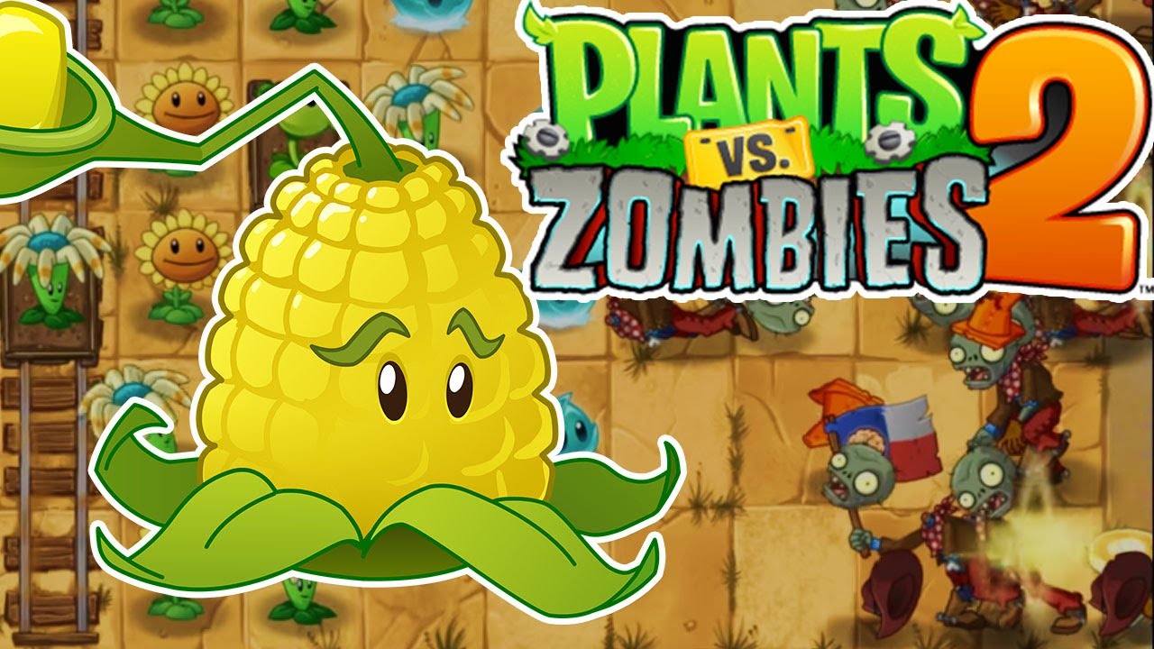 Plants vs Zombies 2 Wild West Day 1 full walkthrough