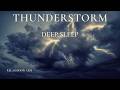 Thunderstorm Sounds ASMR for Sleep | Heavy Rain &amp; Thunder | Black Screen | 12 Hours