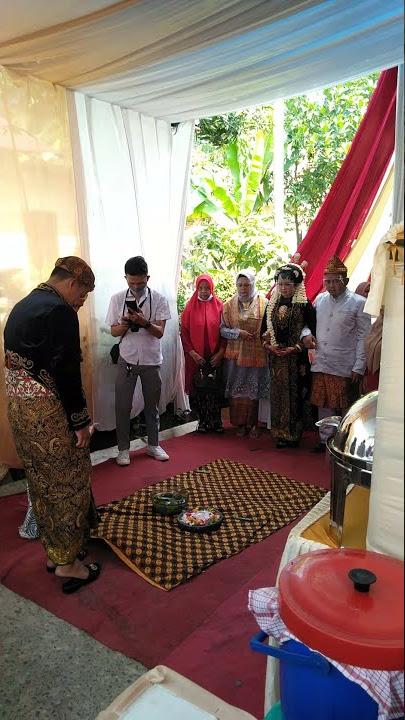 Pernikahan adat jawa sederhana part 1 #shorts #adatjawa #pernikahan