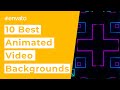 10 Best Animated Background Videos