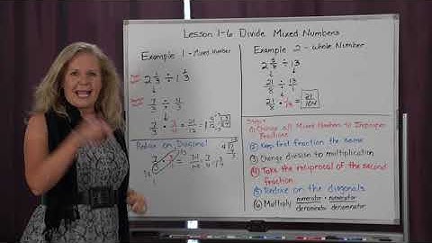 Math 6   Lesson 1 6   Divide Mixed Numbers