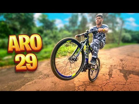 PRIMEIRO GRAU COM MINHA BICICLETA ARO 29 *CONSEGUI* 