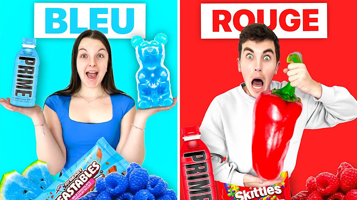 J'ai Survécu À Toutes LES COULEURS de NOURRITURES