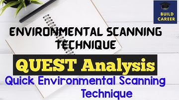QUEST Analysis| QUEST Analysis in Environmental Scanning|QUEST in hindi #buildcareer#BCom #MCom #NET