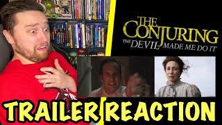 The Conjuring: The Devil Made Me Do It Official Trailer REACTION | Conjuring 3