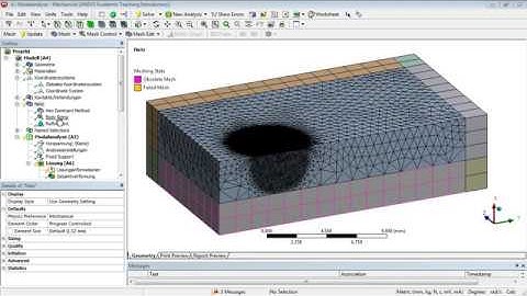 Sphere with different material properties