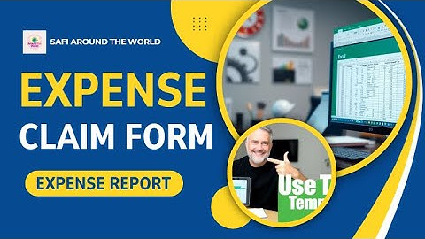 How to make Expense claim Form in Excel |Expense report | claim |how to make a budget in excel |