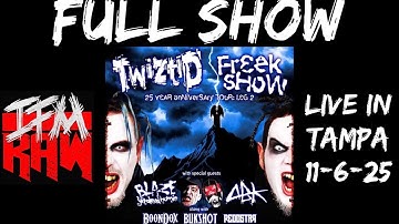 FULL SHOW: Twiztid, Blaze Ya Dead Homie, Anybody Killa, Boondox, Bukshot & Reddstar FREEK SHOW TOUR