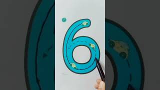 Cara menulis angka 6 #siswasd #materipelajaransekolah #pasangkayu