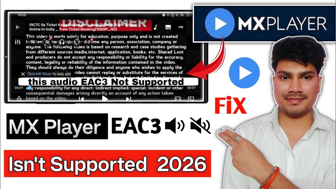 eac3 is not supported mx player EAC3 Audio Not Supported