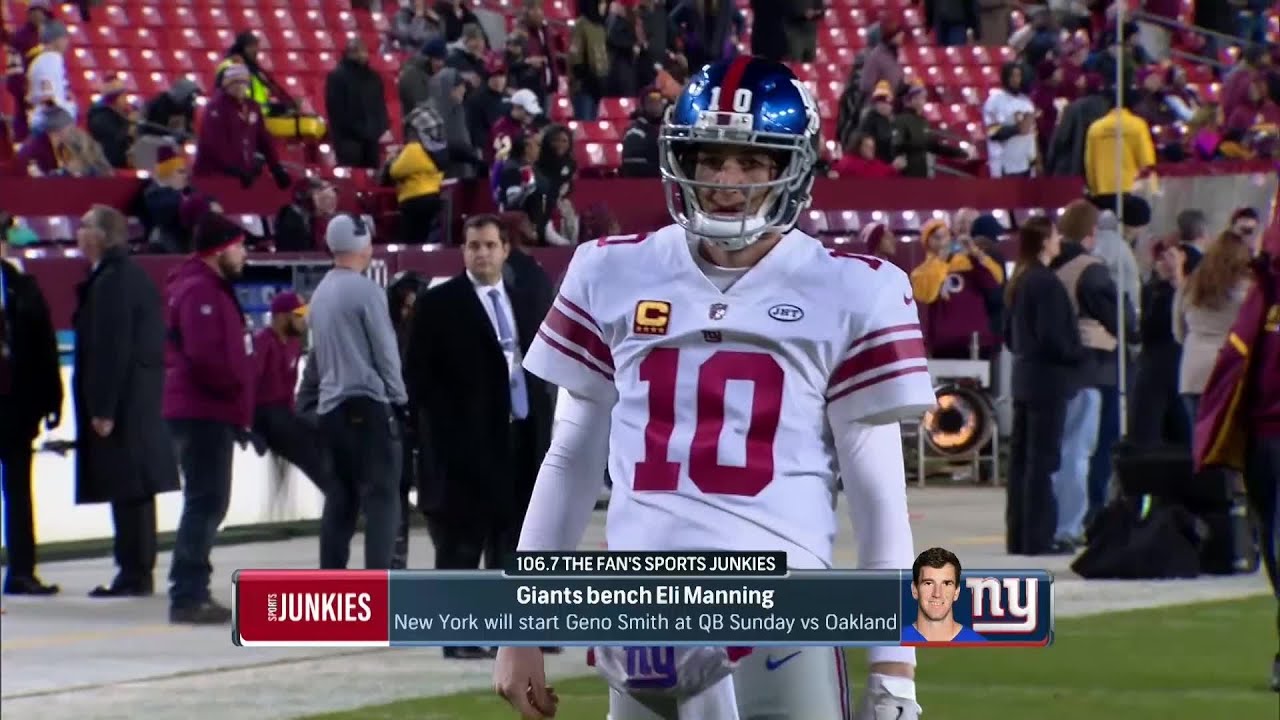Eli Manning Benched Youtube