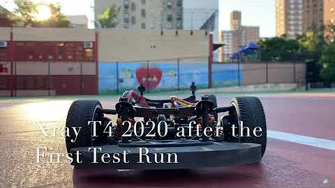 Xray T4 2020 First Test Run (Reedy 21.5T Brushless)