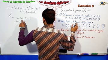 Exercice 5 dans les structures algébriques