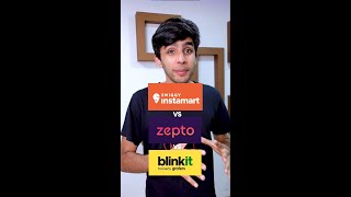 Blinkit vs Zepto vs Swiggy Instamart | Which is Best?|