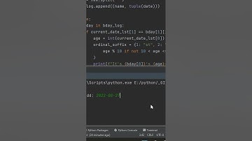 Creating a birthday reminder Python