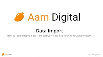 Tutorial: Importing data