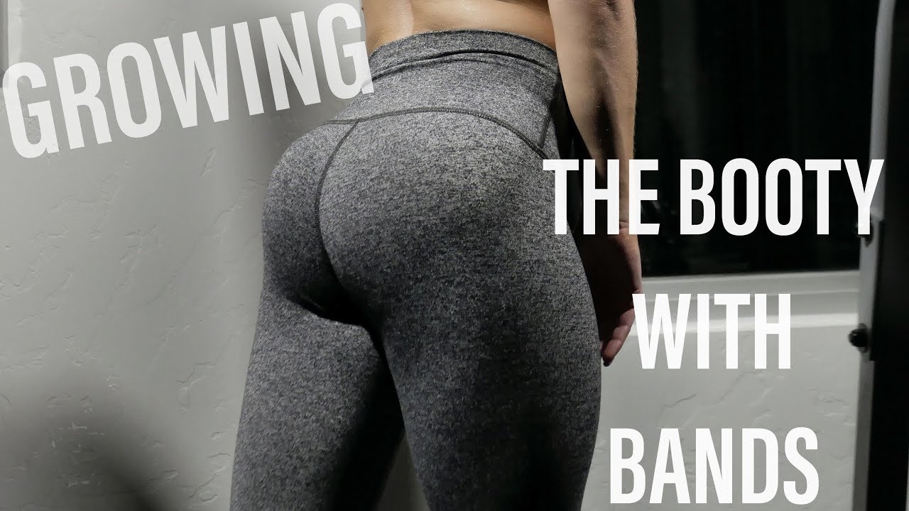 Growing the Booty with Bands At Home Workout YouTube