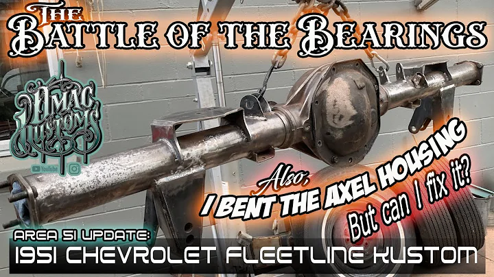 9 Bolt Diff, New Bearings what an epic Battle & I bent the Axel Housing welding the Brackets on!!