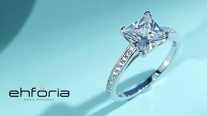 Daphne - Sterling Silver (925) Zirconia Engagement...