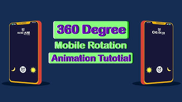 How to animate 360 degree mobile rotation | After Effects Tutorial