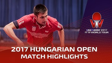 2017 Hungarian Open Highlights: Frane Kojic vs Chew Zhe Yu Clarence (Qual)