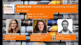 Defining and measuring impact for news