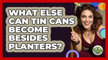 What Else Can Tin Cans Become Besides Planters? - The Upcycle Lab