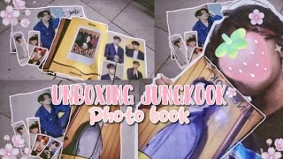 BTS Jungkook PhotoBook Unboxing 📦✂️ — ( No talking, Piano song) Vlog #3