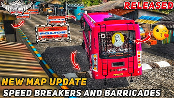 How To Add SPEED BREAKERS And BARRICADES In BUSSID | bus simulator indonesia | BUSSID V3.6.1|#newmap