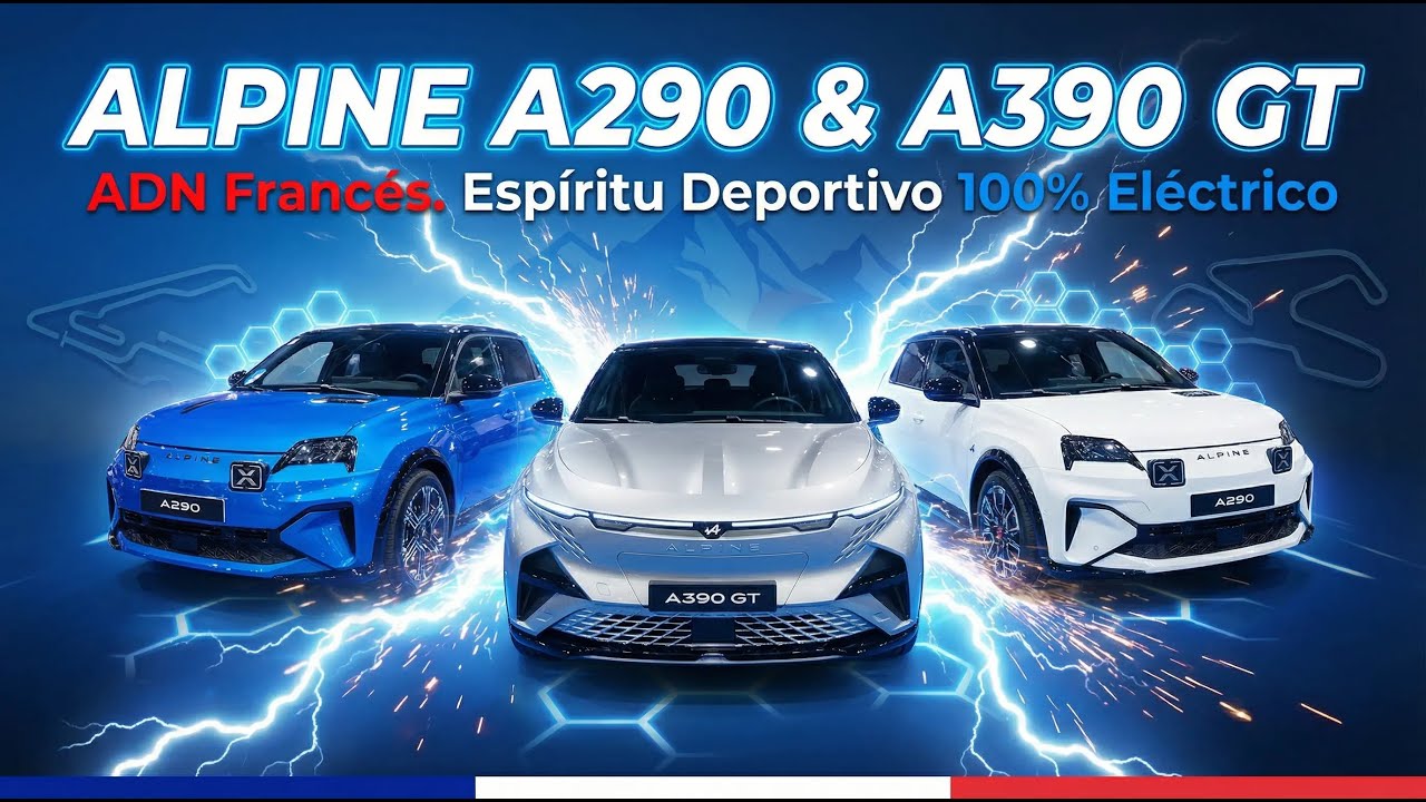 Alpine A290 GTS / A390 GT: deportivos eléctricos con ADN francés