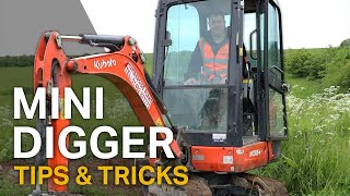 MINI DIGGER OPERATING TIPS & TRICKS - Best Practice, Health & Safety
