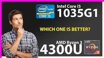 INTEL Core i5 1035G1 vs AMD Ryzen 3 4300U Technical Comparison