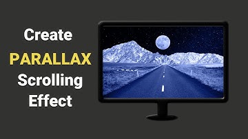 Create Parallax Scrolling effect with vanilla JavaScript