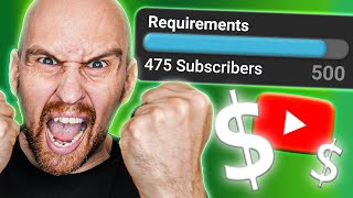 LOWER YouTube Monetization Requirements Are LIVE