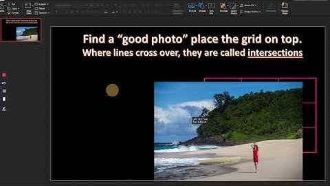 Placing a Rule of Thirds Grid on a found image
