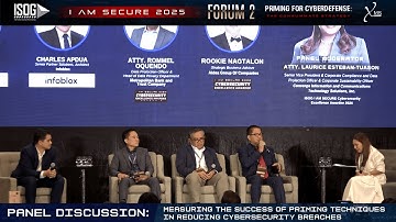 Panel Discussion 2 - I AM SECURE 2025 Forum 2