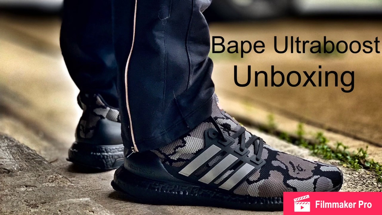 Bape Ultraboost Unboxing - YouTube