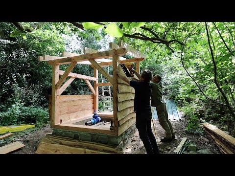 1.5 Kw North Wales Hydroelectric System Installation Part 2 Timber Framed Powerhouse